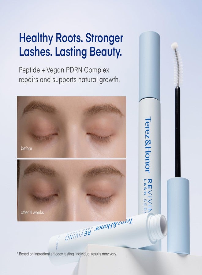 تيريز آند أونر سيروم تيريز آند هونور لتجديد الرموش - سيروم كوري نباتي لنمو الرموش من PDRN لرموش أطول وأكثر كثافة وصحة - بلسم للرموش بالببتيدات والبيوتين لتقوية الجذور - نظيف، لطيف، صنع في كوريا - Image 2